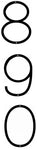 Elegant Metal HOUSE NUMBER 6inch