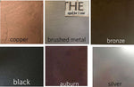 Custom metal memorial sign, in memory sign, grave marker sign,